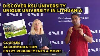 "Discovering KSU University: Your Gateway to Excellence in Lithuania"