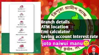 Tripura gramin Bank | Branch,Atm,Emi calculator, interest rate bo chack khwlai manu | kokborok tech