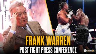 FULL Post Fight Media Scrum | Frank Warren reacts to #JoyceChisora, Garner, McCann, Itauma & more