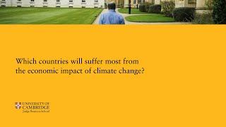 The Economic Impact of Climate Change: which countries and sectors will be worst affected?