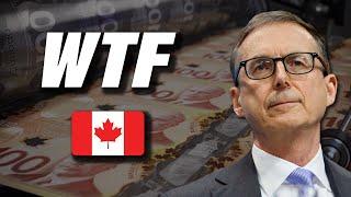 Bank of Canada: Clueless to incoming economic collapse. Or do they know?