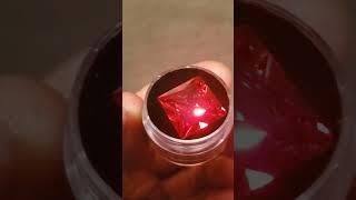 25.5ct- Real Red BrazilianTopaz Princess Cut  WHAT TO MAKE?  https://tartariantreasures.etsy.com