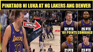 4 players ng Lakers UMISKOR ng 101 Points! Grabe ang GIGIL ni Luka Magic!