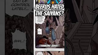 Why Beerus HATED The Saiyans and Wanted To Destroy Planet Vegeta!  #dbz #anime #goku