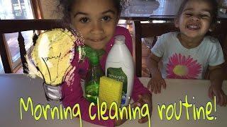 Morning Cleaning Routine, SAHM