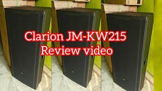 Clarion JM-KW215 Review video #clarion