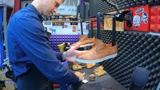 TRUCKLOADS of Sweet Santoni Sneakers action | ASMR Shoe Shine