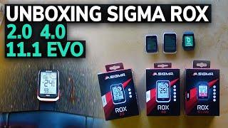 Unboxing Sigma ROX GPS Bike Computers: 2.0, 4.0, & 11.1 EVO