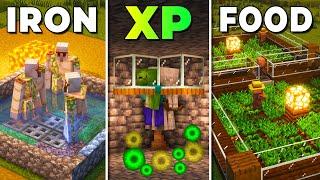 3 MUST HAVE Starter Farms For Minecraft 1.21!