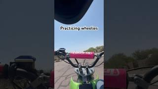 Practicing wheelies on my sx500 76v #oldies #coversong #singer #song #suron #dirtbike #moto #viral