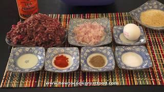 Homemade Juicy Burger Patties Recipe - Super Fast & Tasty Beef Hamburger Patty