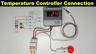 How to do Temperature Controller Connection with thermocouple  | @ElectricalTechnician