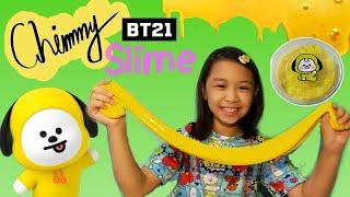 BT21 CHIMMY SLIME |DIY SLIME|  BTS SLIME | BLEZD SLIMES