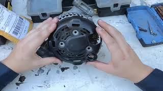 How To Replace Alternator Brushes and Voltage Regulator on a Denso Alternator