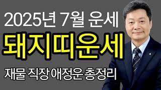  2025년 7월, 돼지띠 여러분의 종합 운세가 궁금하신가요? 겸재철학원이 알려드립니다 상담예약 051 805 4999