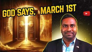 God Says, Don't Miss The Unusual Wealth Transfer in the March // Prophetic Word!