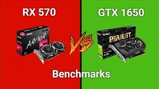 RX 570 Vs GTX 1650 Benchmarks