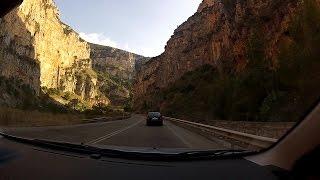 From Kainourgio to Antirrio (Greek National Road 5 - highway driving, Greece) - onboard camera