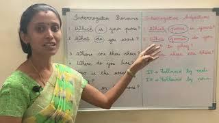 Interrogative Pronoun and Interrogative Adjective  | Vi's learning path | In Tamil