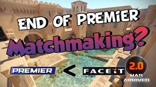 CS2 Matchmaking news - Will the new Faceit 2.0 break Valves premier matchmaking?