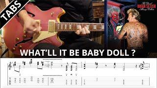 Brian Setzer : "What'll it be baby doll ?" guitar TABS