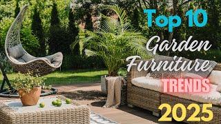 Top 10 Garden Furniture Trends 2025 | Modular Seating for Versatile Outdoor Spaces