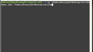 Copy Move Delete Files in Linux Terminal mv cp rm