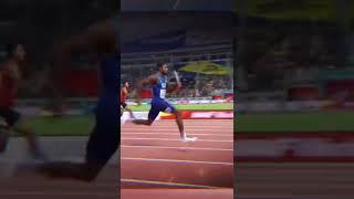 Noah Lyles insane top speed #trackandfield