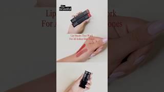 POV: You've Got Lipstick for All Indian Skin Tone |Lakmé Absolute Lipsticks | @BebeautifulIn #shorts