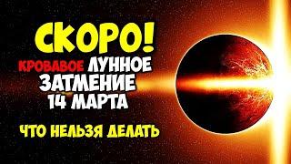 Уже скоро! Кровавое ЛУННОЕ ЗАТМЕНИЕ 14 марта 2025 года Шокирующие прогнозы для всех знаков зодиака