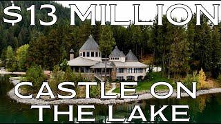 4K Luxury Real Estate Video. Castle on Lake Pend Oreille - Sandpoint, Idaho.