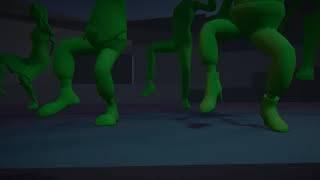 230817 VR空間で音楽に合わせて踊る仮想の人々