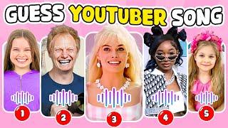 Youtuber Quiz | Guess Youtuber SONG | Barbie, Salish Matter, Jordan Matter, Diana, That Girl Lay Lay