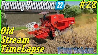 FS22 Timelapse, Old Stream Farm #28: Harvest Time And Field Work!