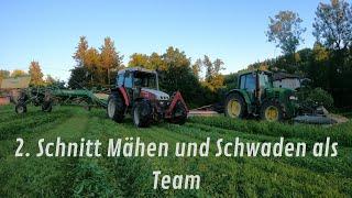 2. Schnitt am Mähen und Schwaden | 4K