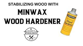 Stabilizing Wood Knife Handles with Minwax Wood Hardener