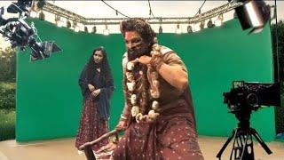 Pushpa 2 movie Behind Scenes/ Pushpa Location/ pushpa 2 vfx / Rashmika dans scenes /pushpa 2 making