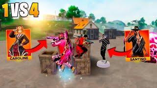 TESTEI OS DOIS MELHORES PERSONAGENS DA ATUALIZAÇÃO SOLO VS SQUAD!! FREE FIRE MOBILE