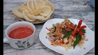 Nước sốt trộn gỏi làm sẵn, cất tủ mát dùng lâu, bí quyết làm gỏi ngon || Natha Food