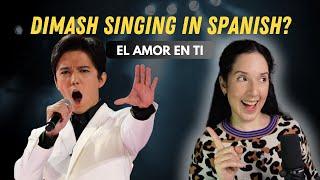 DIMASH, Singing in Spanish?? Opera Singer Reaction & Vocal Analysis