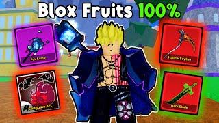 J'ai 100% Blox Fruits (Toutes Les Swords, Melee Etc...)