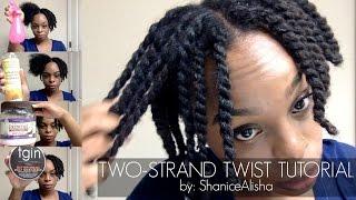 HOW TO TWO STRAND TWIST YOUR 4C NATURAL HAIR | by: ShaniceAlisha