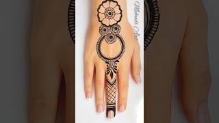 Simple mehndi design back hand #mehndi #mehandi #shorts #mehndishorts #henna #hennadesign