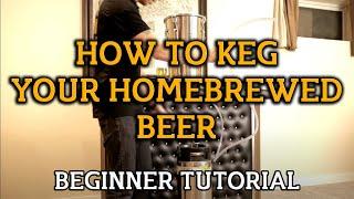 How To Keg Your Homebrewed Beer - Beginner Tutorial