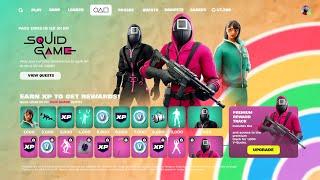 0 V-BUCKS SKIN PASS in Fortnite UPDATE 36.10 (Squid Game)