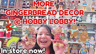 CODE GINGY! I found GINGERBREAD CHRISTMASDECOR @ HOBBY LOBBY! ALL NEW GINGERBREAD DECOR SNEAK PEEK!