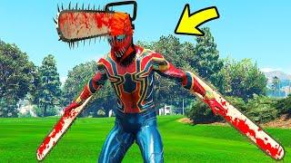 КАК ЧЕЛОВЕК ПАУК СТАЛ ЧЕЛОВЕКОМ БЕНЗОПИЛА в ГТА 5 МОДЫ! SPIDER MAN и ОБЗОР МОДА в GTA 5 ВИДЕО