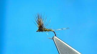 Tying a Rough Olive Comparadun (Dry Fly) by Davie McPhail