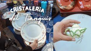 Hermosa cristalería en el tianguis de la Alemán en Tijuana