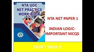 NTA UGC NET | paper 1 | Mock Test | Indian Logic